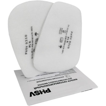 Предфильтр противоаэрозольный PHSV 9210 P1 R (2 штуки в упаковке)