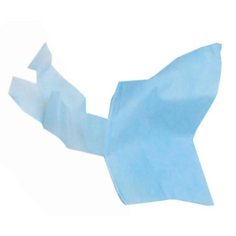 Чехол одноразовый Гекса для шнура на завязках 13x250 см (голубой)