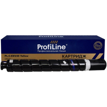 Картридж лазерный ProfiLine C-EXV49 8527B002 для Canon желтый совместимый Картридж лазерный ProfiLine C-EXV49 8527B002 для Canon желтый совместимый