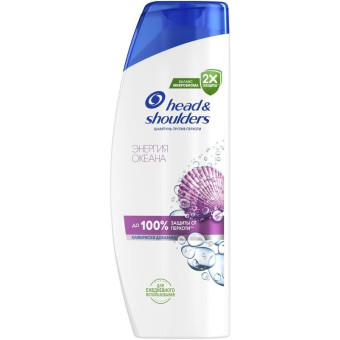 Шампунь против перхоти Head&Shoulders Энергия океана 400 мл