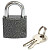Замок навесной 38 мм серый