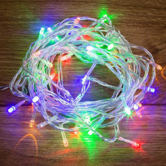 Гирлянда светодиодная Neon-Night Твинкл Лайт линия разноцветный свет 40 светодиодов (6 м)