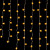 Гирлянда светодиодная Luazon Lighting Бахрома теплый белый свет 124 светодиода (2 x 1.5 м)