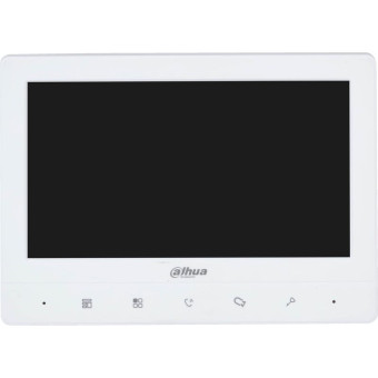 Комплект видеодомофона Dahua DHI-KTA02 DHI-VTH1020J + DHI-VTO1000J белый