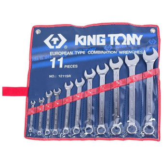 Набор ключей комбинированных King Tony 1/4"-15/16" 11 предметов (1211SR)