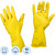 Перчатки латексные жёлтые (размер 10, XL, 10 пар в упаковке)