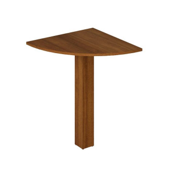 Приставка Бюджет 2366 угол 90 градусов с опорой (французский орех, 600х600х740 мм)