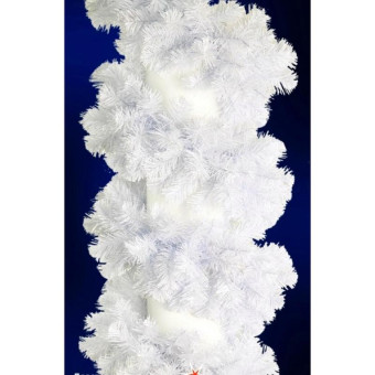 Гирлянда хвойная Morozco белая (270х25 см)