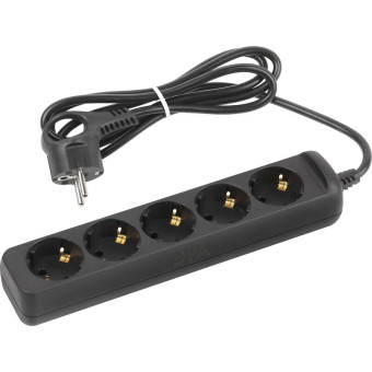 Удлинитель Эра UX-5e-1.5m-B 5 розеток 1.5 м с заземлением