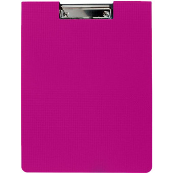 Папка-планшетс зажимом и крышкой Attache Selection А4 пластиковая розовая