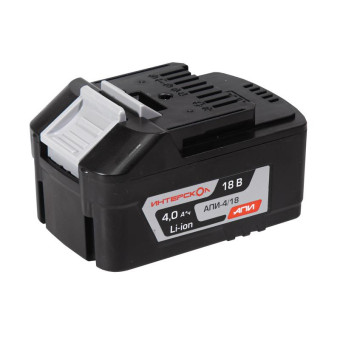 Аккумулятор Интерскол АПИ-4/18 (18 В, 4 Ач, Li-ion, 2400.021)