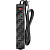 Сетевой фильтр CBR CSF 2505-5.0 Black PC на 5 розеток 5 метров