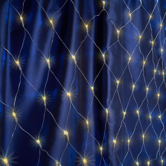 Гирлянда светодиодная Feron сеть теплый белый свет 240 светодиодов (2x2 м)