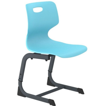 Стул ученический Sheffilton SHT-S-TN22 синий/антрацит регулируемый рост  5-7