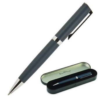 Ручка шариковая автоматическая Bruno Visconti Milano синяя (синий корпус, толщина линии 1 мм) 20-0226/01