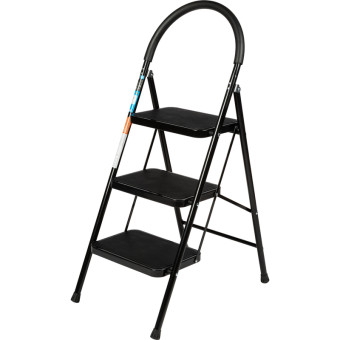 Стремянка стальная 3 ступени TOPFORT