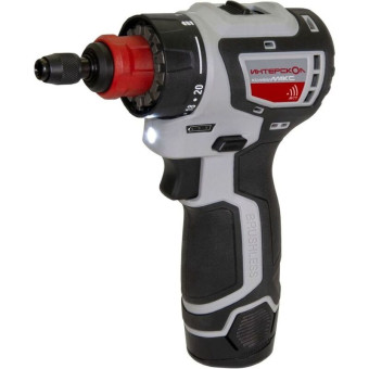 Дрель-шуруповерт аккумуляторная Интерскол ДА-10/12В КомбиМАКС 2 АКБ х Li-ion (18В, 2 Ач)+ЗУ (687.2.2.79)