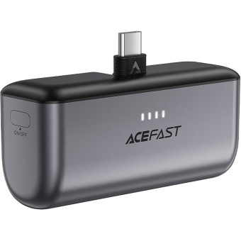 Внешний аккумулятор (power bank) Acefast M9 5000 мАч черный (AF-M9-BK) Внешний аккумулятор (power bank) Acefast M9 5000 мАч черный (AF-M9-BK)