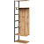 Шкаф Easy to lead K-Loft 241H029 дуб натуральный/чёрный 670х400х2105 мм