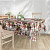 Скатерть клеенка на стол Kitchen World Кофе в чашках 140х180 см ПВХ разноцветная