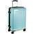 Чемодан Polar размер M 71 л из ABS-пластика голубой