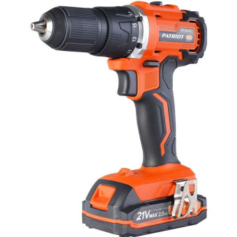Дрель-шуруповерт аккумуляторная Patriot BR 210UES бесщеточная 2 АКБ х Li-ion (21В, 2 Ач)+ЗУ в кейсе (180301550)