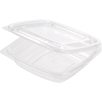Одноразовый пластиковый контейнер для салатов 500 мл прозрачный (300 штук в упаковке)