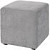 Пуф Валенсия серый (ткань, 400x400x420 мм)