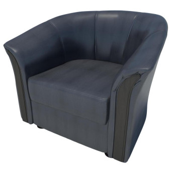Кресло Фаворит черное (экокожа)