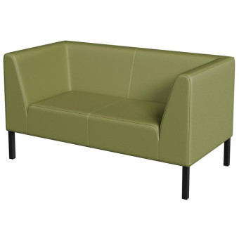 Диван двухместный Bonus светло-зеленый (искусственная кожа)