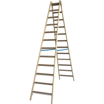 Cтремянка деревянная 2х12 ступени Krause 170224