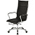 Кресло для руководителя Easy Chair 704 TL черное (натуральная кожа с компаньоном, металл)