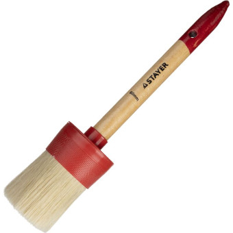 Кисть малярная круглая Stayer Master из натуральной щетины 60 мм (0141-60)