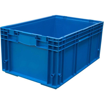 Ящик (лоток) KLT универсальный полипропиленовый 594х396х280 мм светло- синий