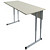Стол ученический двухместный (серый, рост 3-7)