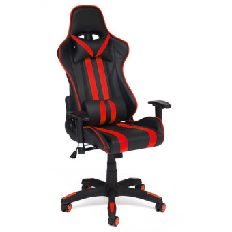 Кресло игровое iCar красное/черное (искусственная кожа/пластик)
