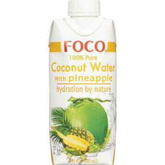 Напиток Foco вода кокос-ананас 0.33 л