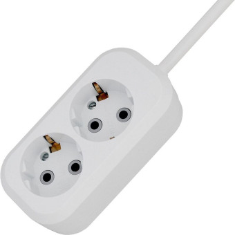 Удлинитель Progix US2GXW3 2 розетки 3 м с заземлением