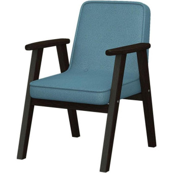 Кресло Ретро голубое (ткань)