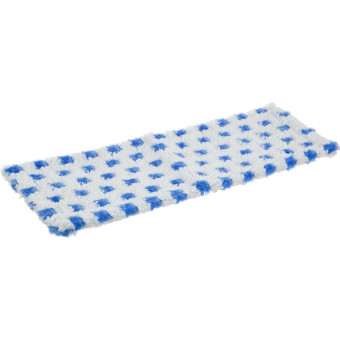 Насадка МОП для швабры-флаундера (плоской) Luscan микрофибра 34х10 см белый