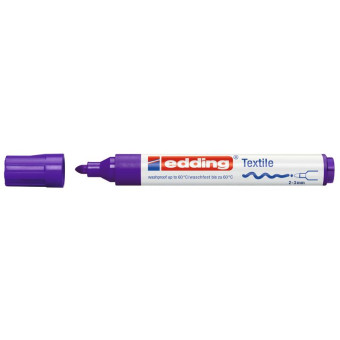 Маркер для текстиля Edding E-4500 фиолетовый (толщина линии 3 мм)