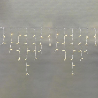 Гирлянда светодиодная Neon-Night Айсикл желтый свет 176 светодиодов (4.8х0.6 м)