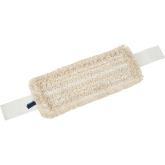 Насадка МОП плоская Luscan Дуэт хлопок/микрофибра 40x11 см бежевая