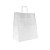 Крафт-пакет бумажный белый с кручеными ручками 32x20x37 см 80 г/кв.м биоразлагаемый (200 штук в упаковке)