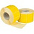 Термотрансферные этикетки 100х49 мм бумажные полуглянцевые желтые  (диаметр втулки 76 мм, 8 рулонов по 3000 этикеток)