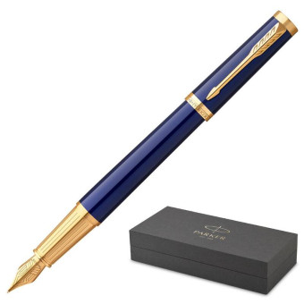 Ручка перьевая Parker Ingenuity Blue GT цвет чернил синий цвет корпуса синий (артикул производителя 2182009)
