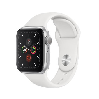 Смарт-часы Apple Watch Series 5 серебристые (40 мм)