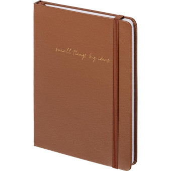 Ежедневник недатированный Attache искусственная кожа А5 136 листов коричневый