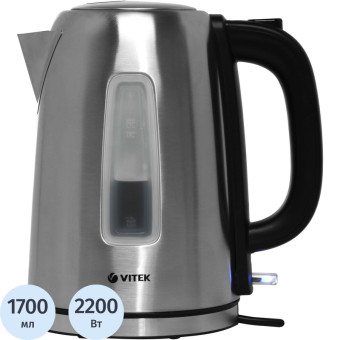 Чайник электрический Vitek VT-1137 серебристый