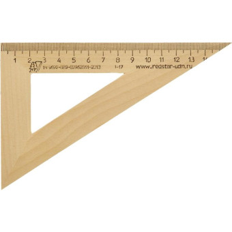 Треугольник Можга деревянный 16 см
